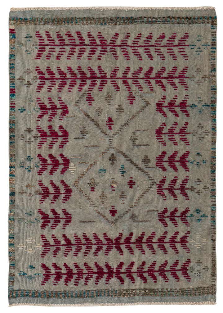 4' 3 x 6' Hand Knotted Darya Wool Rug