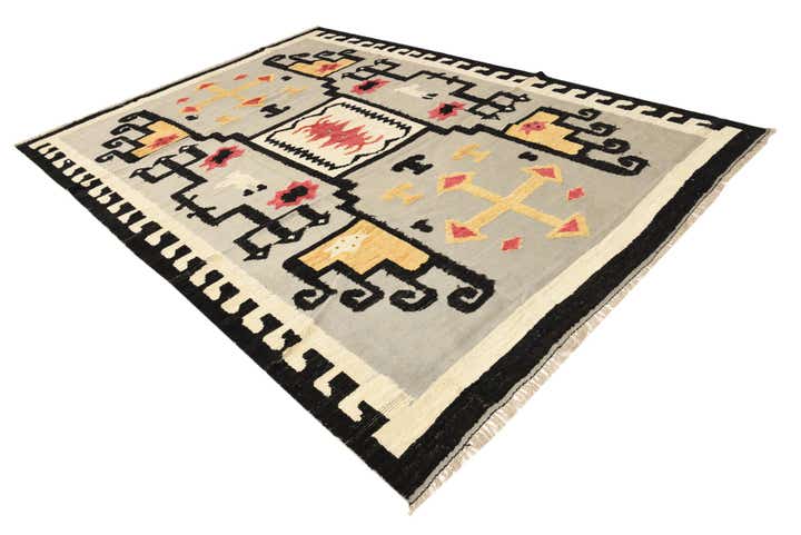 8' 10 x 12' 8 Hand Knotted Darya Wool Rug