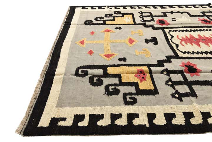 8' 10 x 12' 8 Hand Knotted Darya Wool Rug