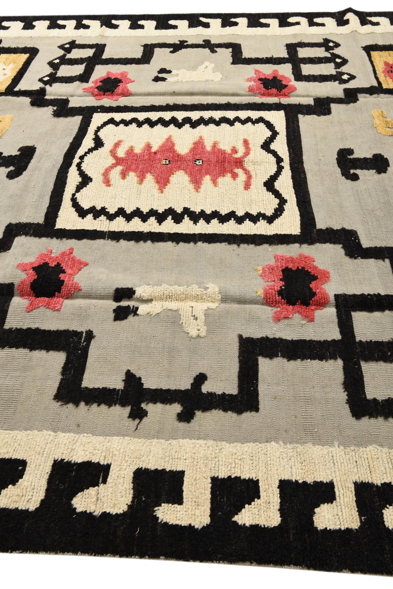 8' 10 x 12' 8 Hand Knotted Darya Wool Rug