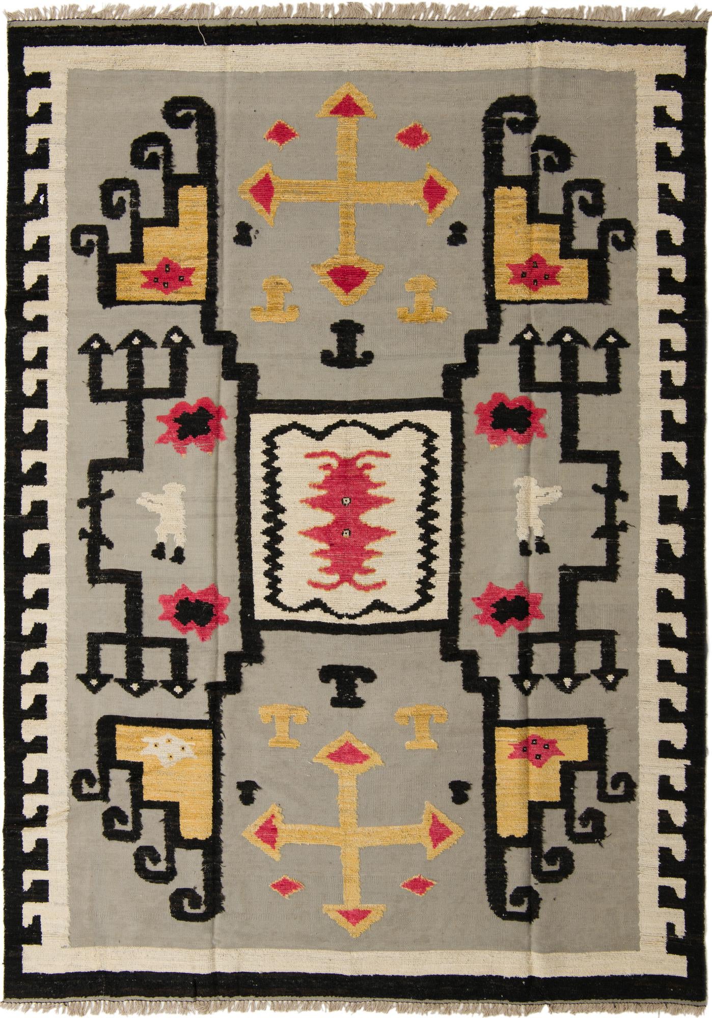 8' 10 x 12' 8 Hand Knotted Darya Wool Rug