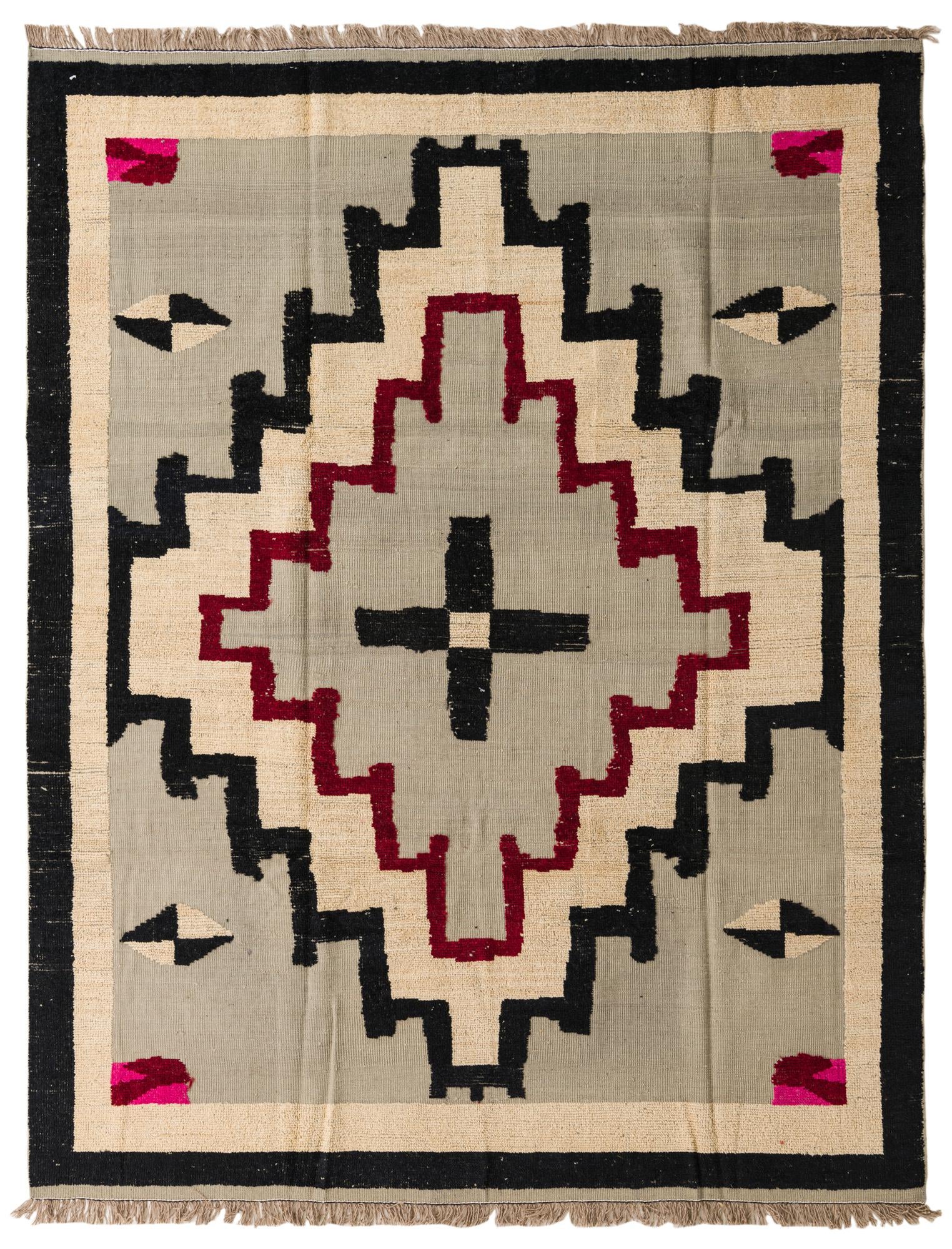 8' 2 x 10' 7 Hand Knotted Darya Wool Rug