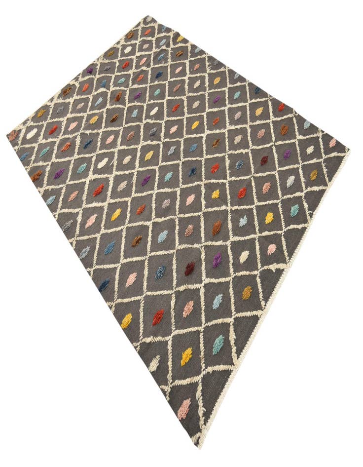 Detail image of 5' 3 x 7' 1 Hand Knotted Darya Wool Rug