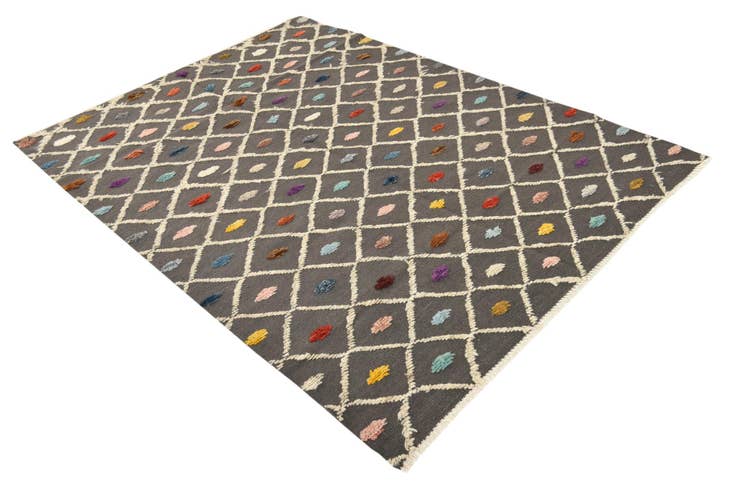 Detail image of 5' 3 x 7' 1 Hand Knotted Darya Wool Rug