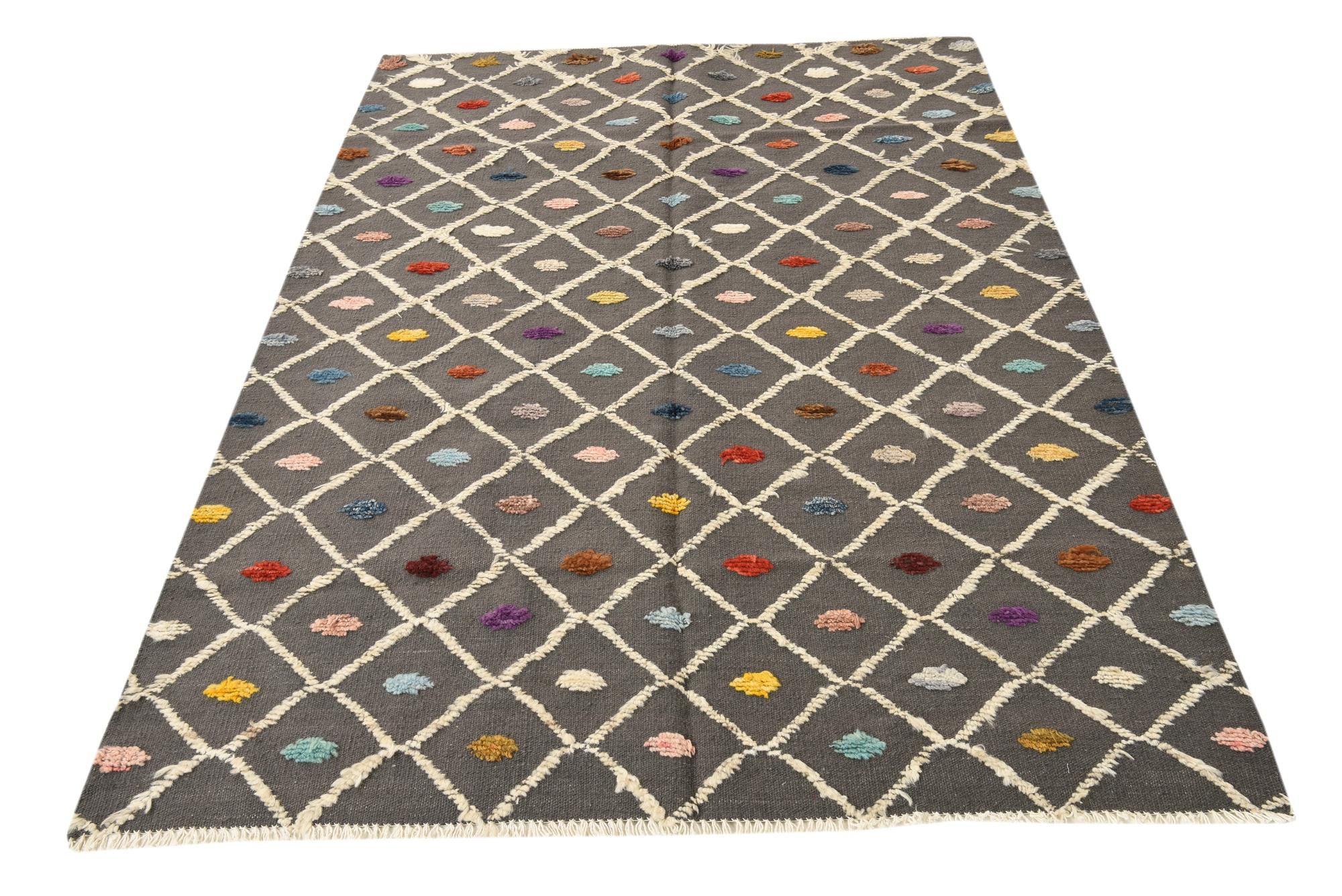 5' 3 x 7' 1 Hand Knotted Darya Wool Rug