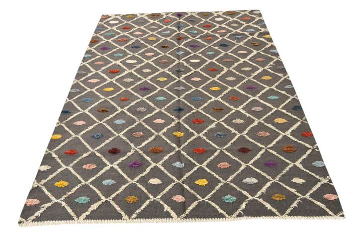 5' 3 x 7' 1 Hand Knotted Darya Wool Rug