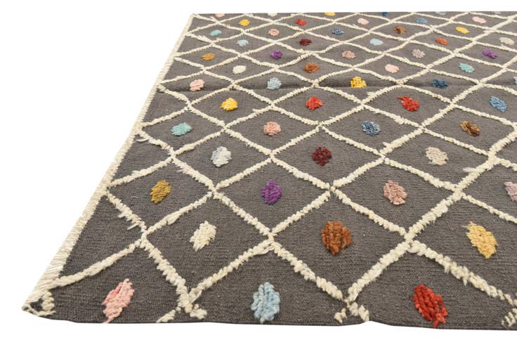 Detail image of 5' 3 x 7' 1 Hand Knotted Darya Wool Rug