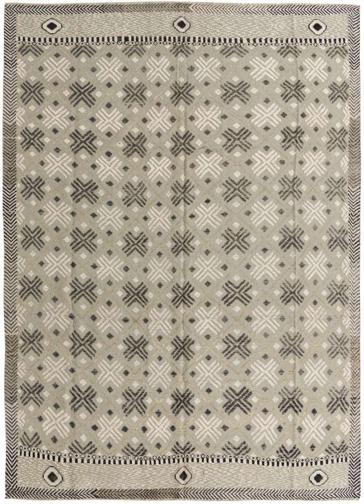8' 9 x 12' 3 Hand Knotted Darya Wool Rug
