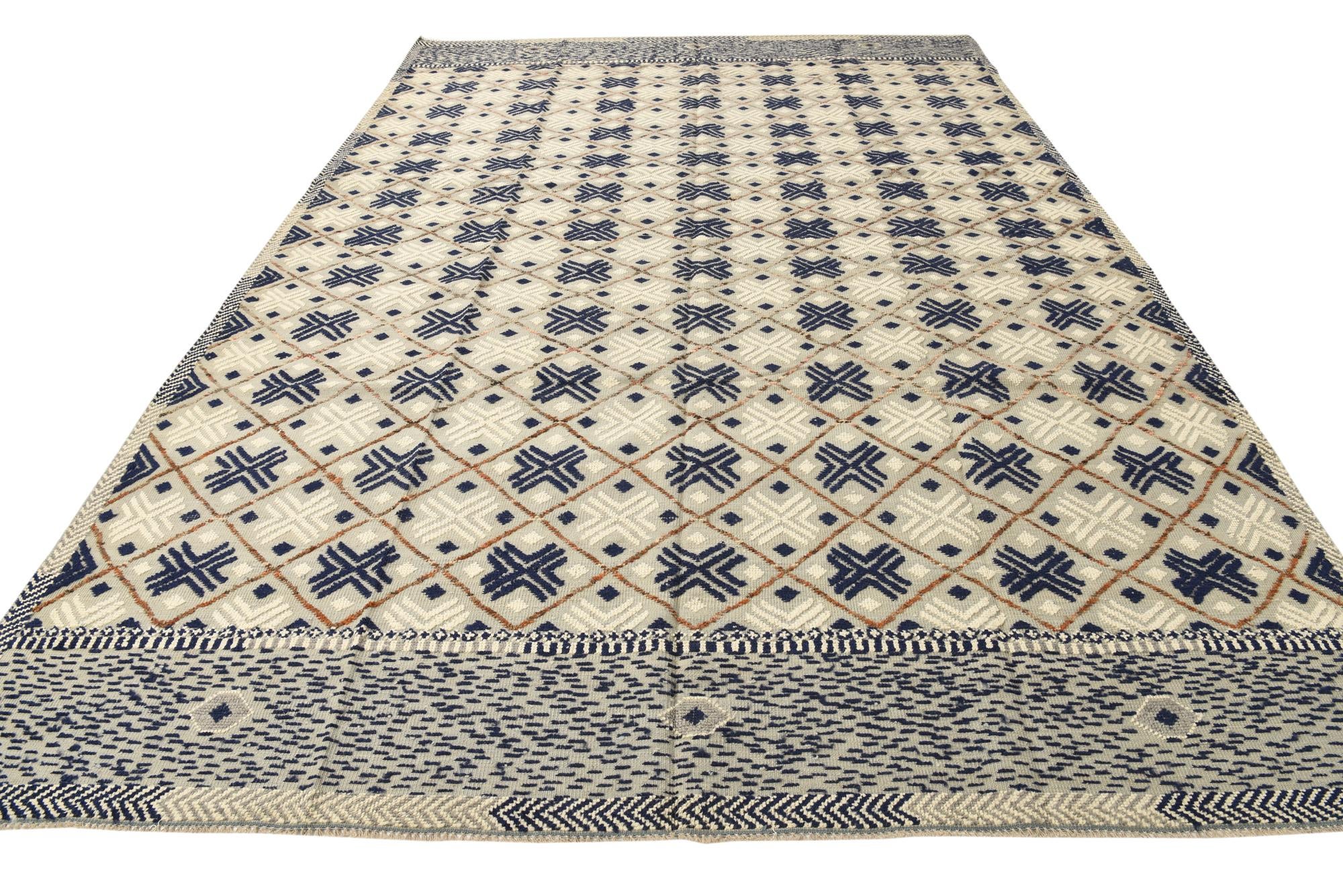 9' 7 x 14' 6 Hand Knotted Darya Wool Rug
