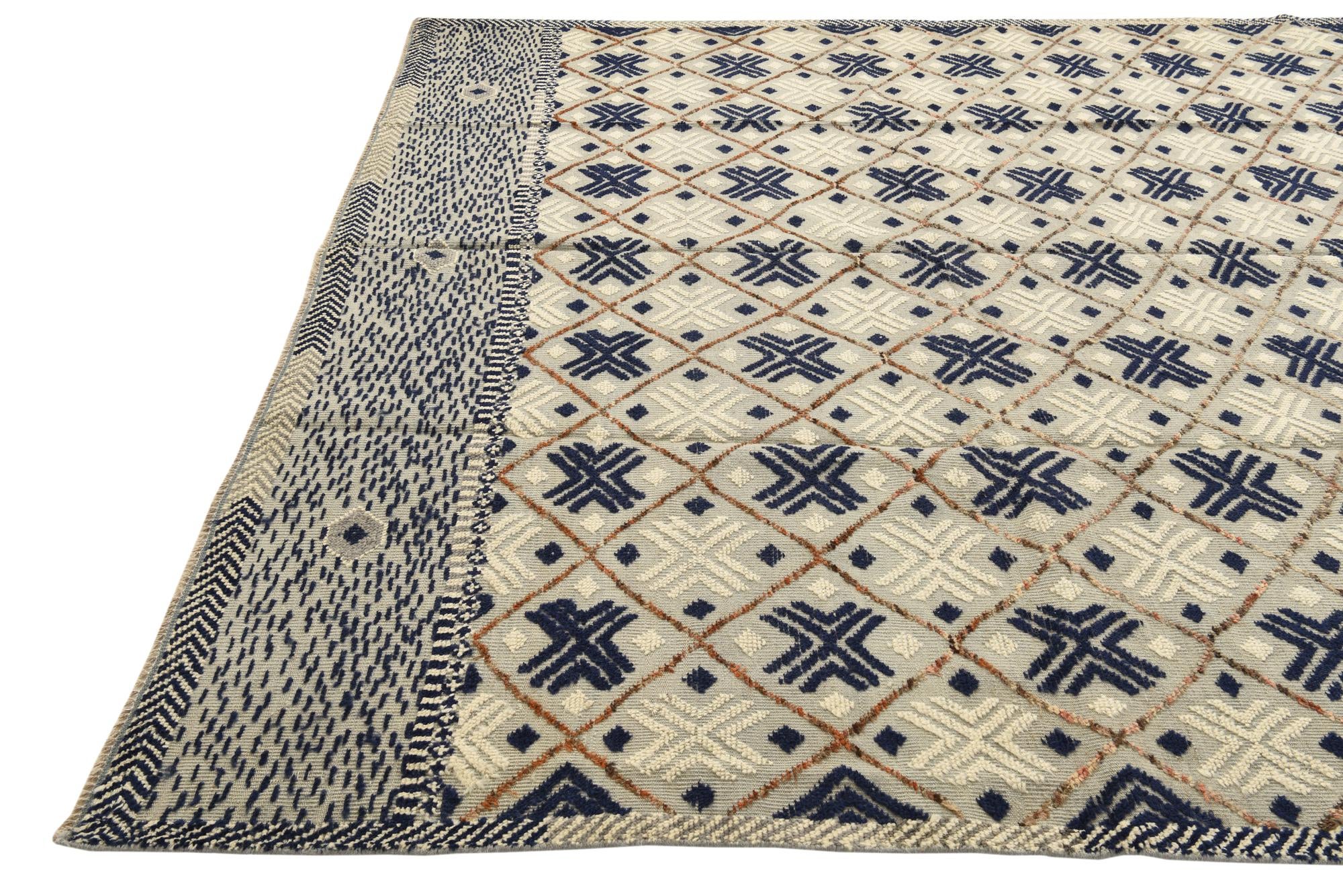 9' 7 x 14' 6 Hand Knotted Darya Wool Rug