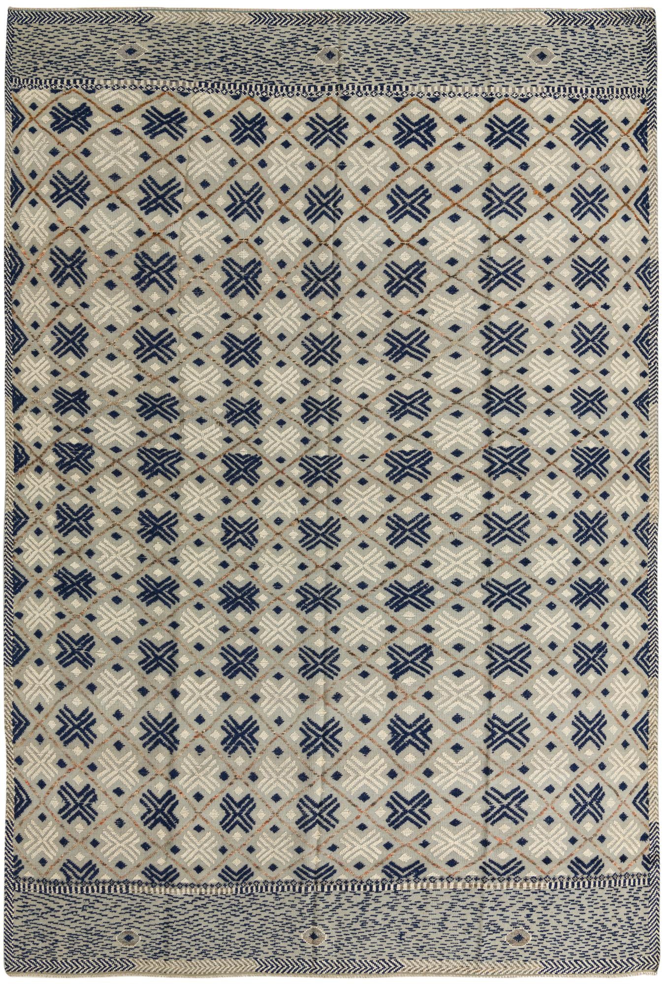 9' 7 x 14' 6 Hand Knotted Darya Wool Rug