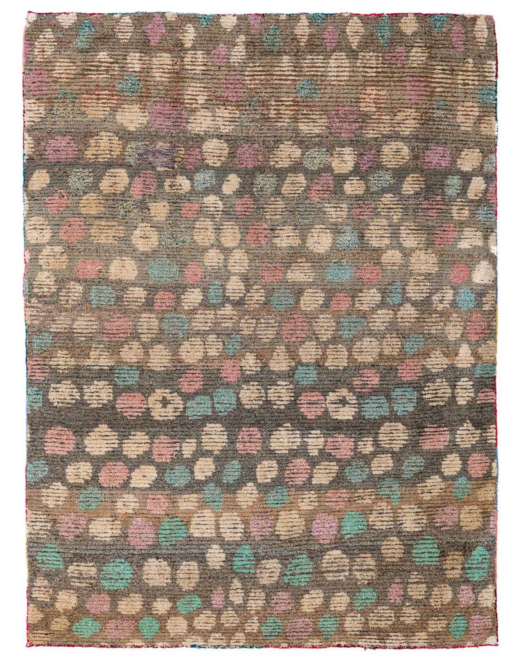 Detail image of 6' 4 x 9' 9 Hand Knotted Darya Wool Rug