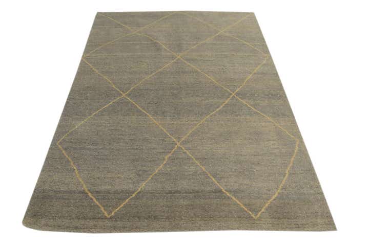 4' 7 x 6' 8 Hand Knotted Darya Wool Rug