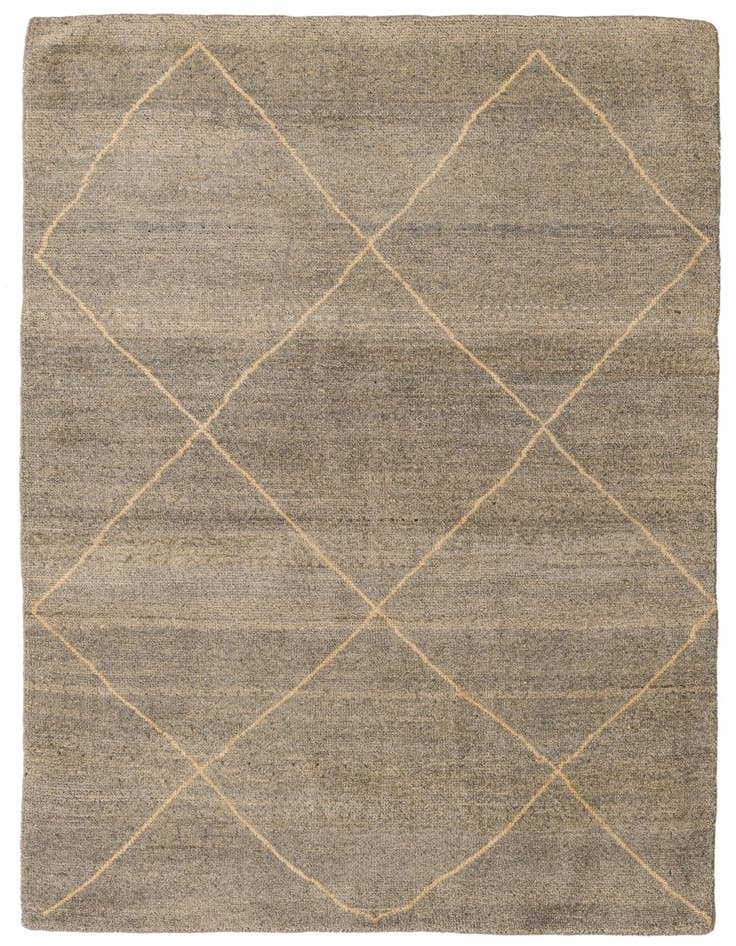 Detail image of 4' 7 x 6' 8 Hand Knotted Darya Wool Rug