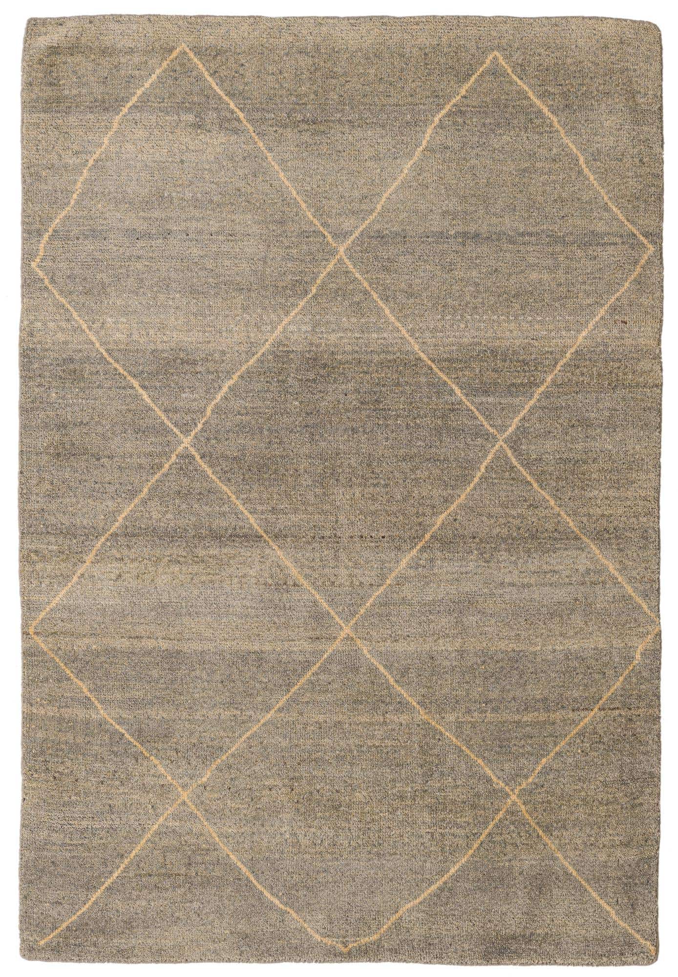 4' 7 x 6' 8 Hand Knotted Darya Wool Rug