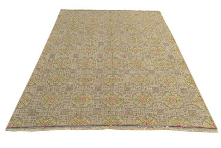 5' 7 x 8' 3 Hand Knotted Darya Wool Rug