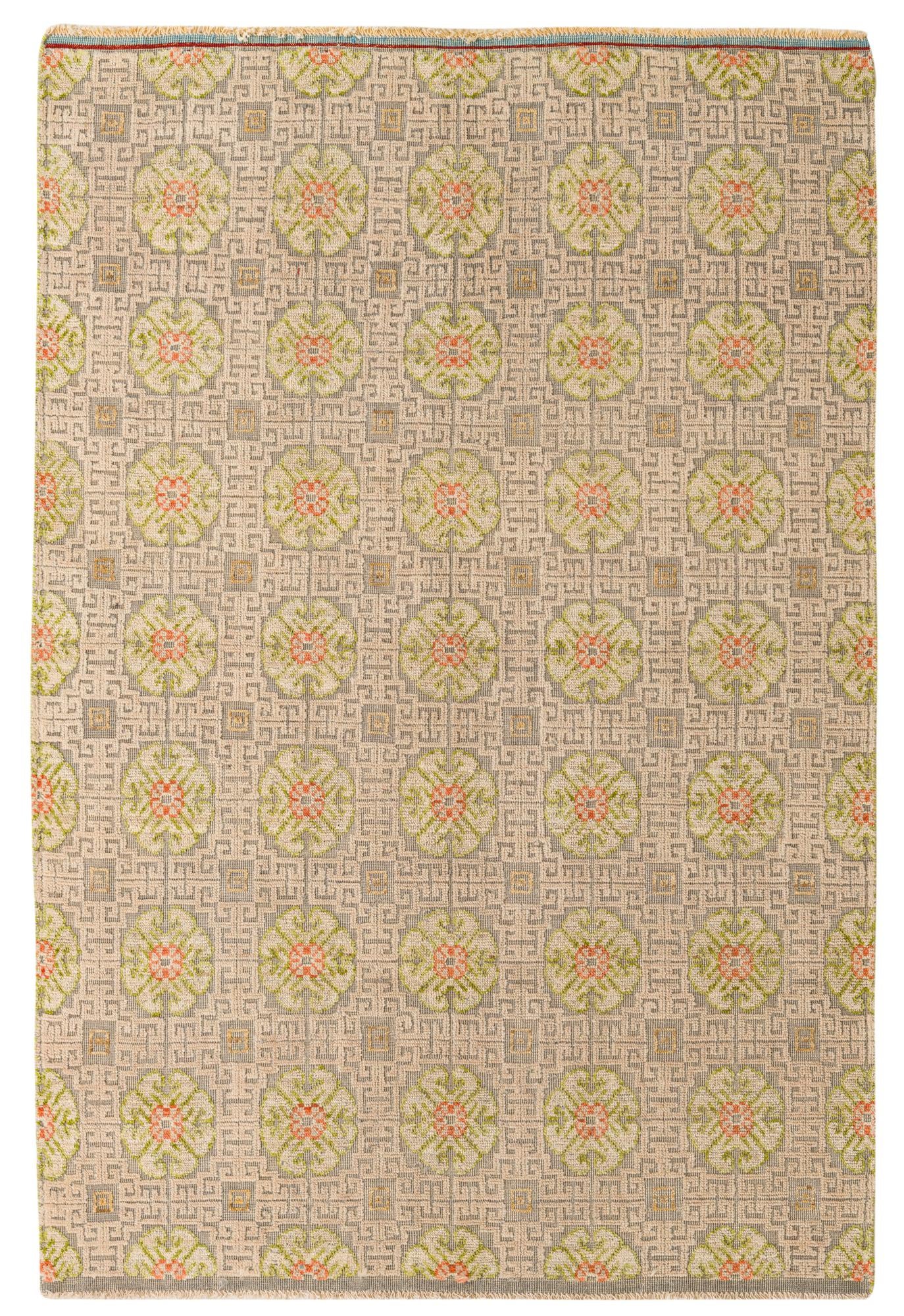5' 7 x 8' 3 Hand Knotted Darya Wool Rug