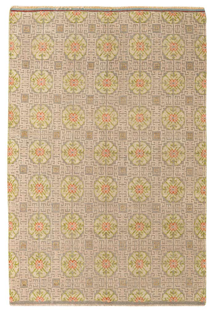 5' 7 x 8' 3 Hand Knotted Darya Wool Rug