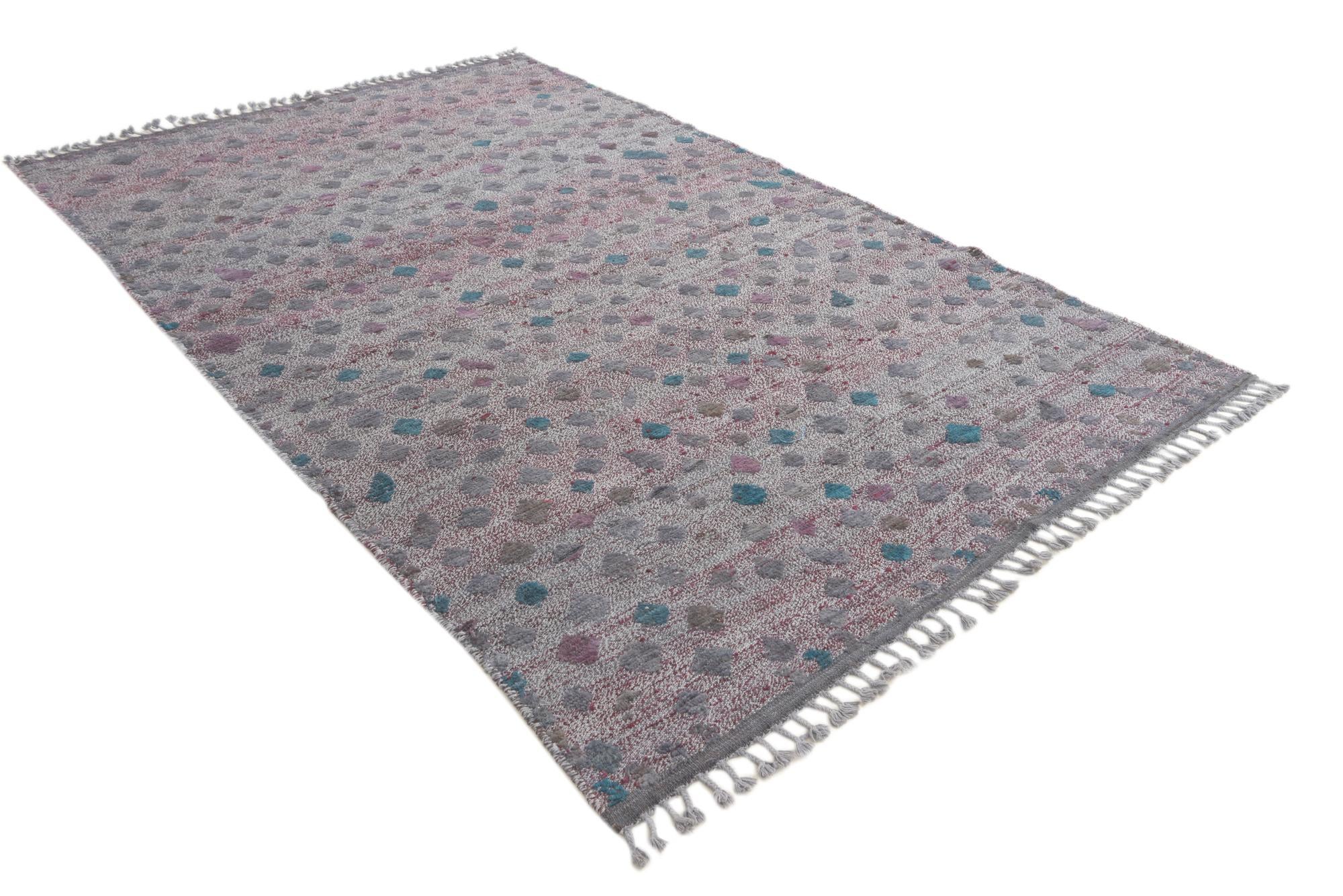 6' 5 x 10' 1 Hand Knotted Darya Wool Rug