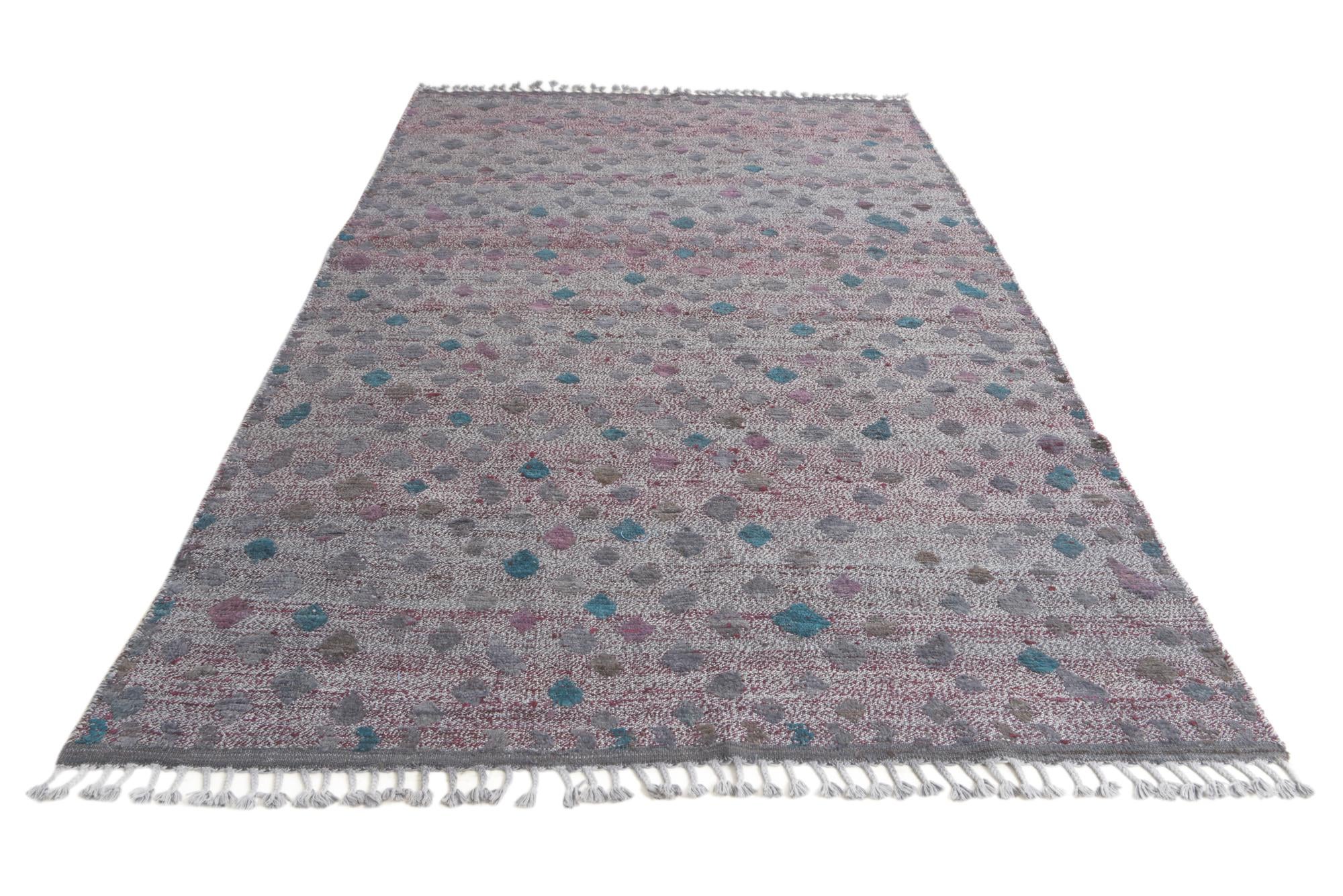 6' 5 x 10' 1 Hand Knotted Darya Wool Rug