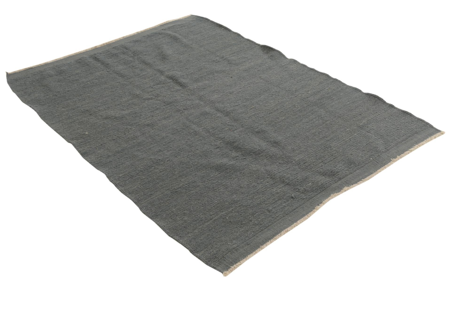 4' 5 x 6' 2 Hand Knotted Darya Wool Rug