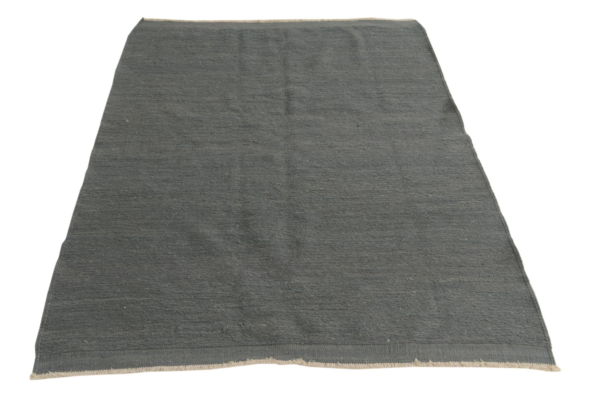 4' 5 x 6' 2 Hand Knotted Darya Wool Rug