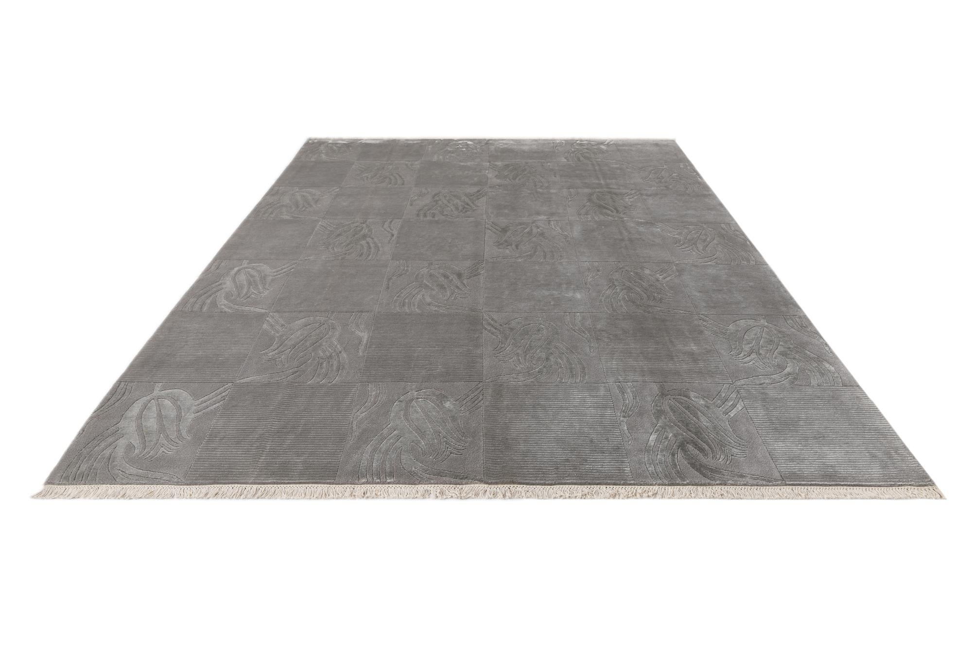 8' x 9' 11 Hand Knotted Darya Wool Rug