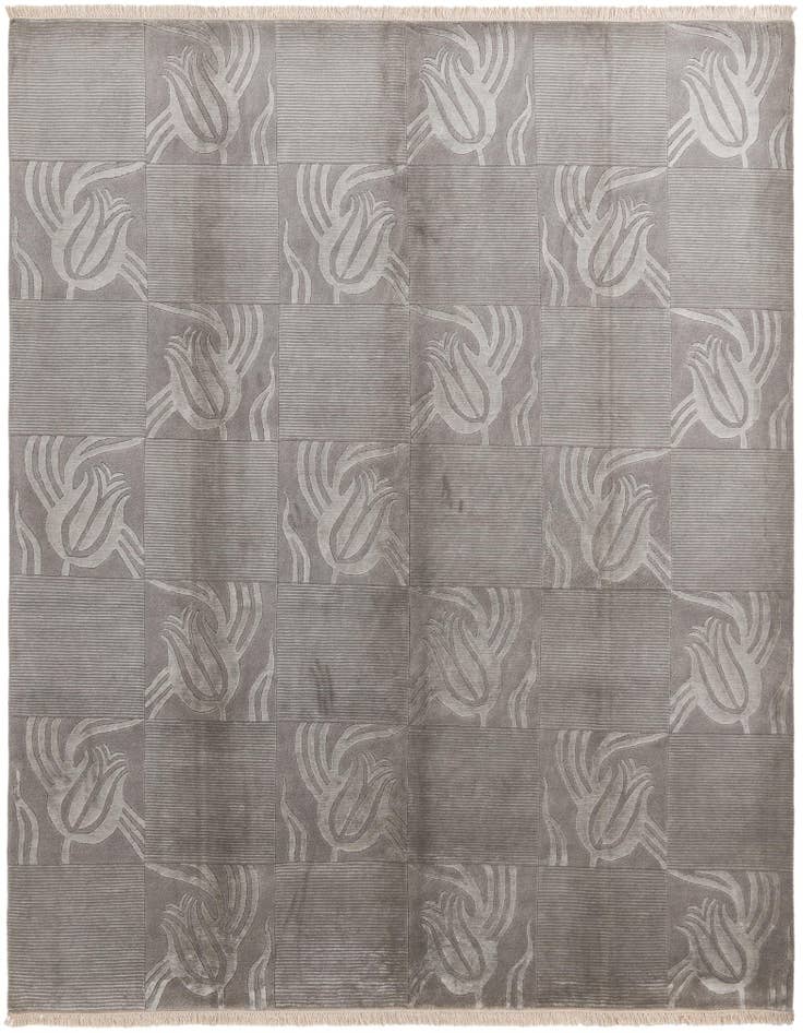 Detail image of 8' x 9' 11 Hand Knotted Darya Wool Rug