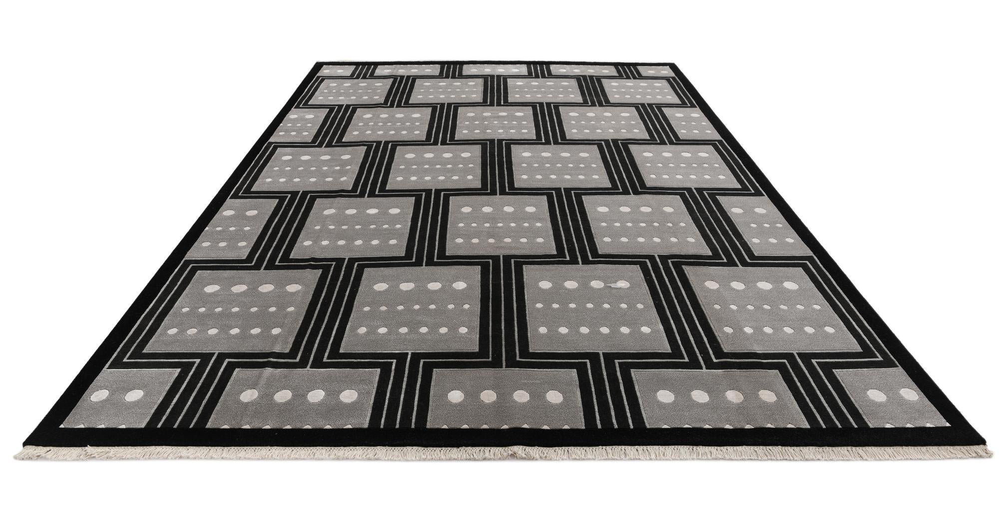 8' 2 x 11' 7 Hand Knotted Darya Wool Rug