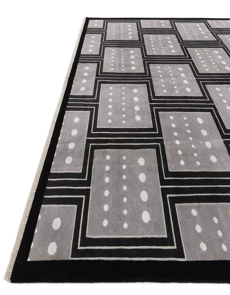 Detail image of 8' 2 x 11' 7  Hand Knotted Darya Wool Rug