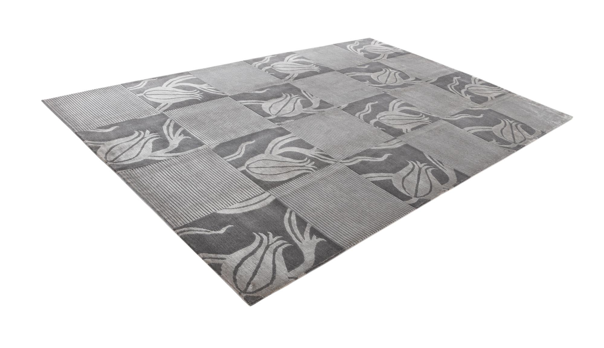 6' 9 x 10' 1 Hand Knotted Darya Wool Rug