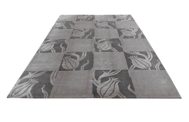 Detail image of 6' 9 x 10' 1 Hand Knotted Darya Wool Rug