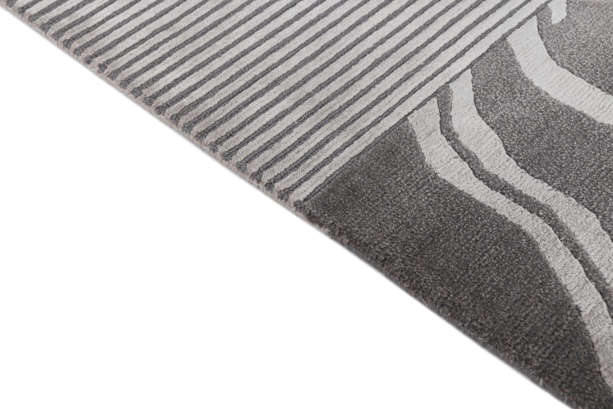 6' 9 x 10' 1 Hand Knotted Darya Wool Rug