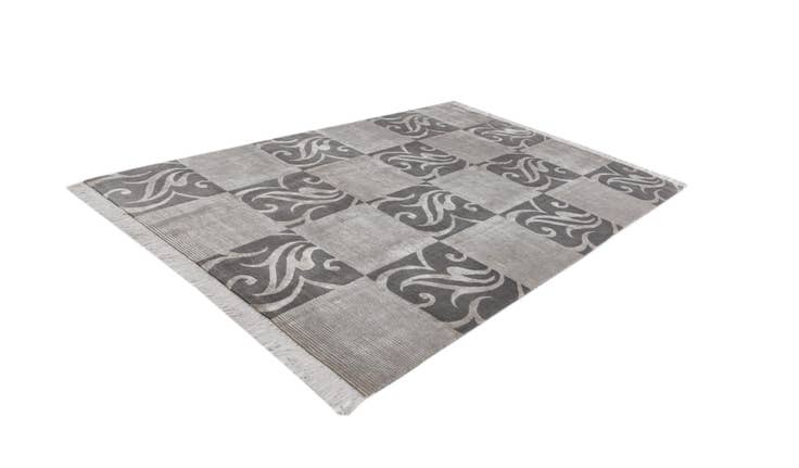 Detail image of 6' 9 x 10' Hand Knotted Darya Wool Rug