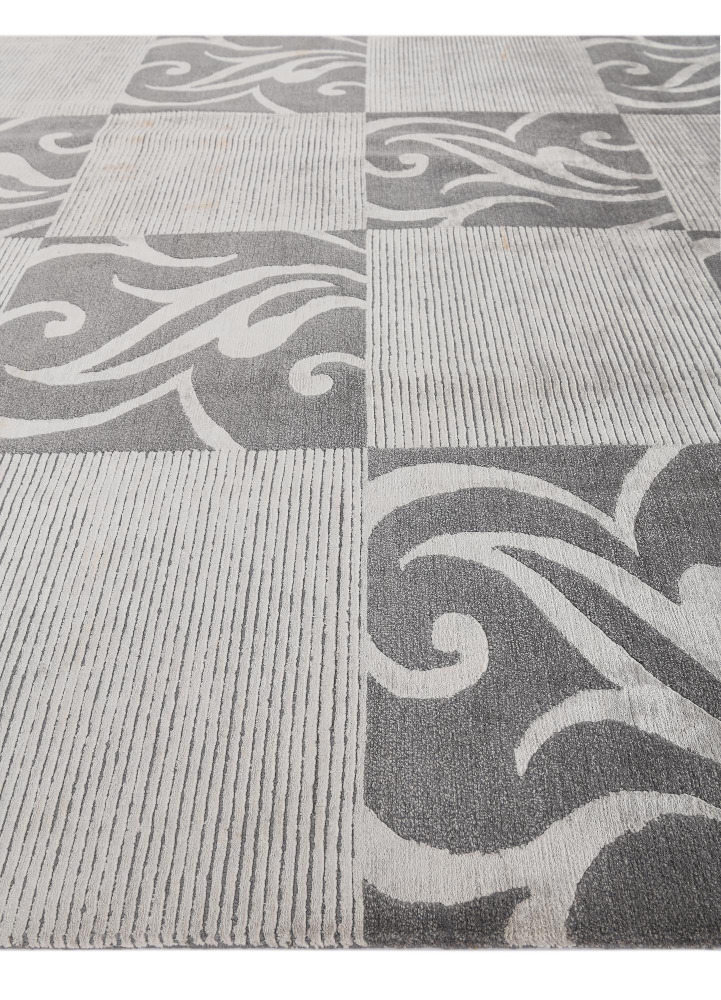 6' 9 x 10' Hand Knotted Darya Wool Rug