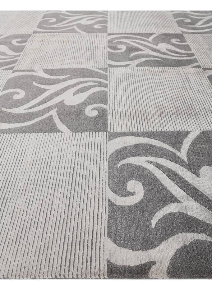Detail image of 6' 9 x 10' Hand Knotted Darya Wool Rug