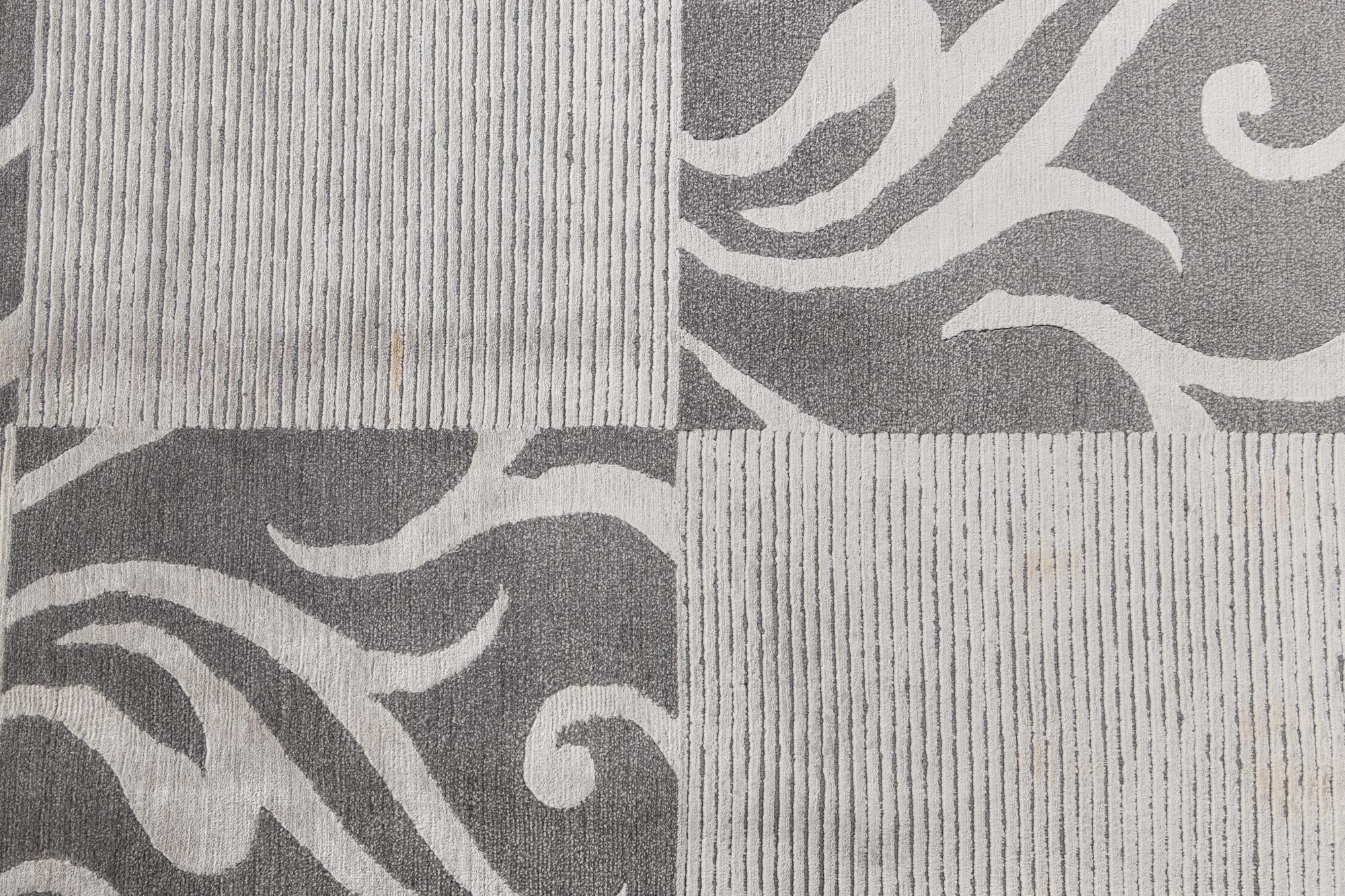 6' 9 x 10' Hand Knotted Darya Wool Rug