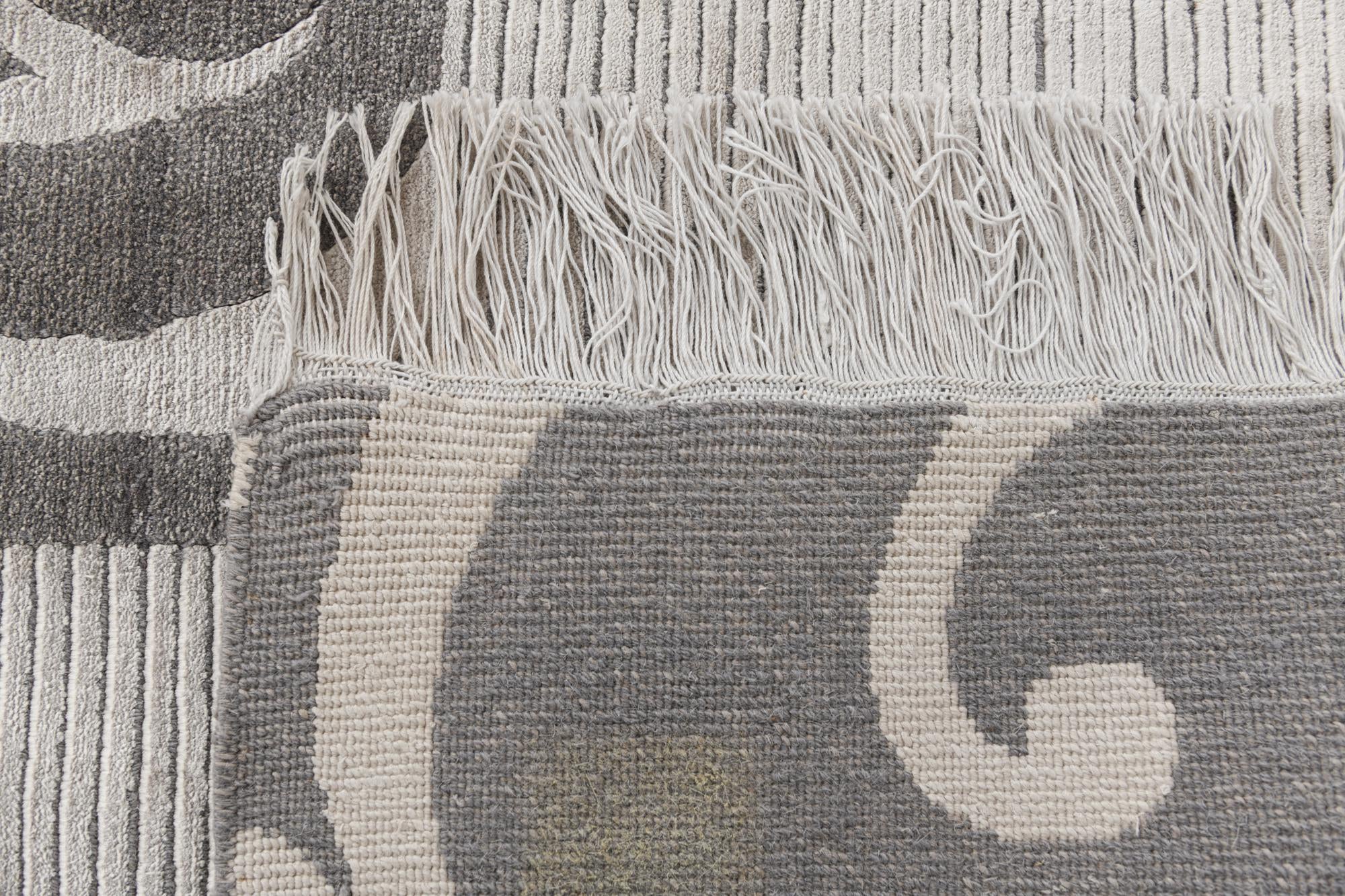 6' 9 x 10' Hand Knotted Darya Wool Rug