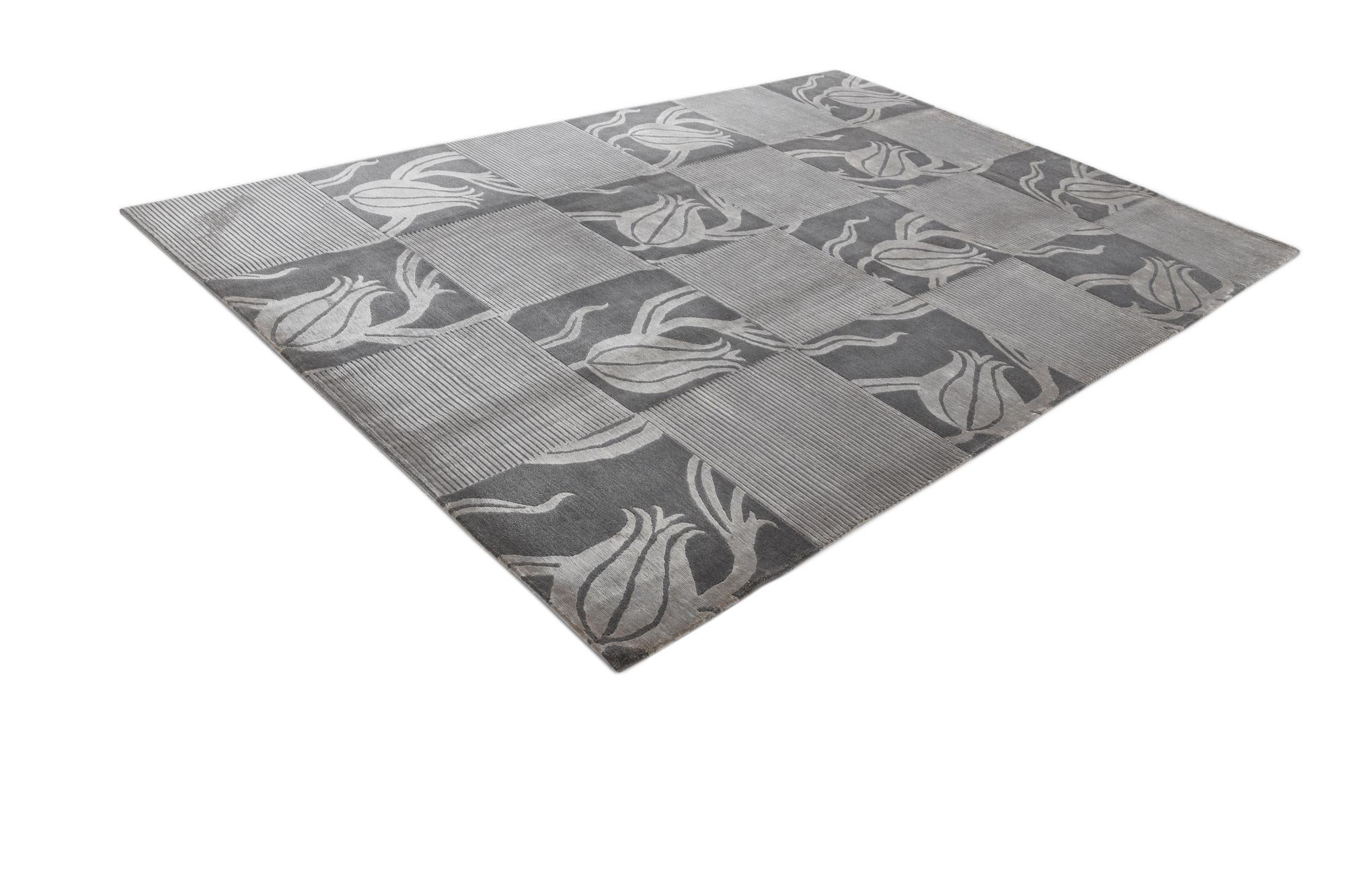 6' 9 x 10' Hand Knotted Darya Wool Rug