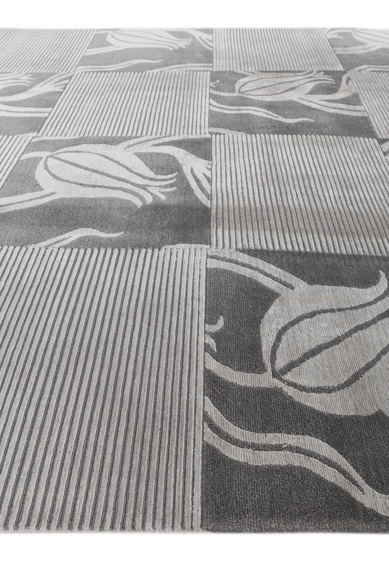 6' 9 x 10' Hand Knotted Darya Wool Rug