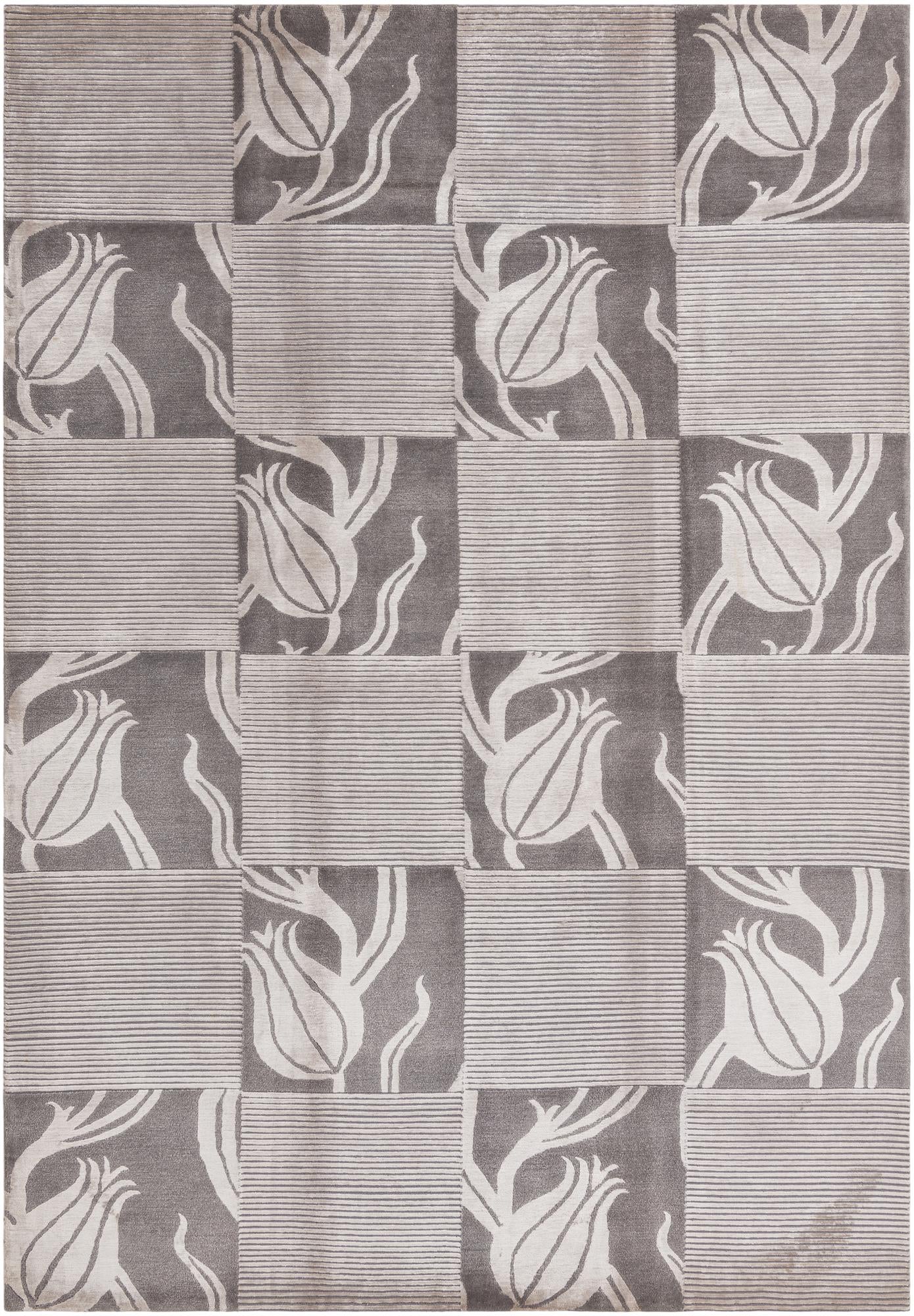 6' 9 x 10' Hand Knotted Darya Wool Rug