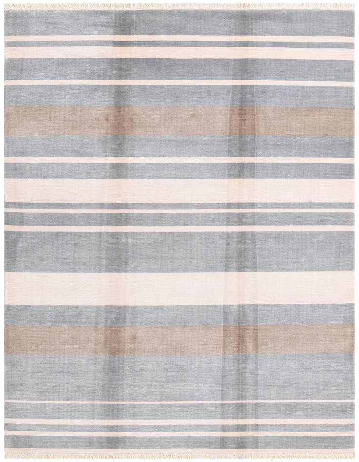 Detail image of 6' 8 x 9' 8 Hand Knotted Darya Wool Rug