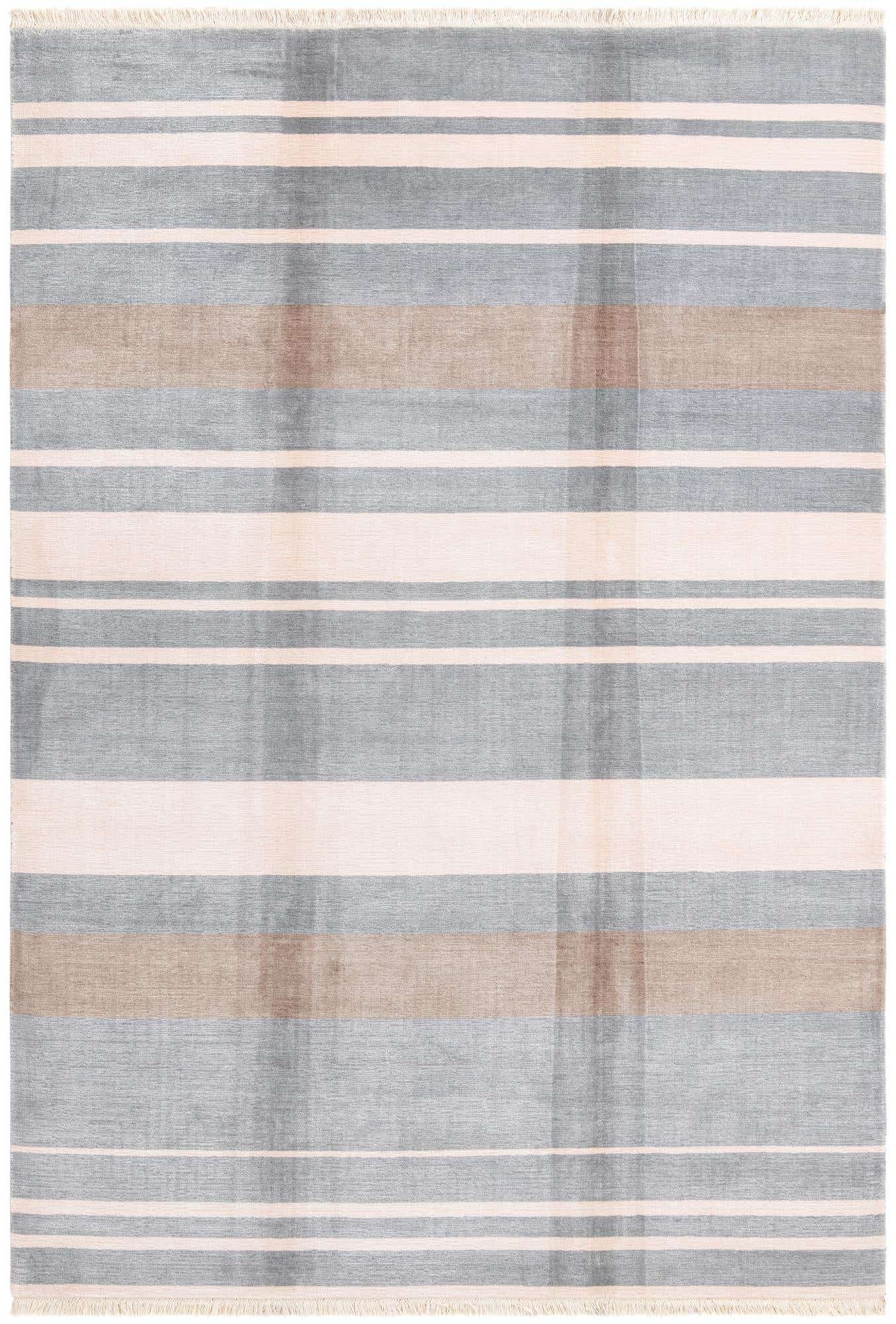 6' 8 x 9' 8 Hand Knotted Darya Wool Rug