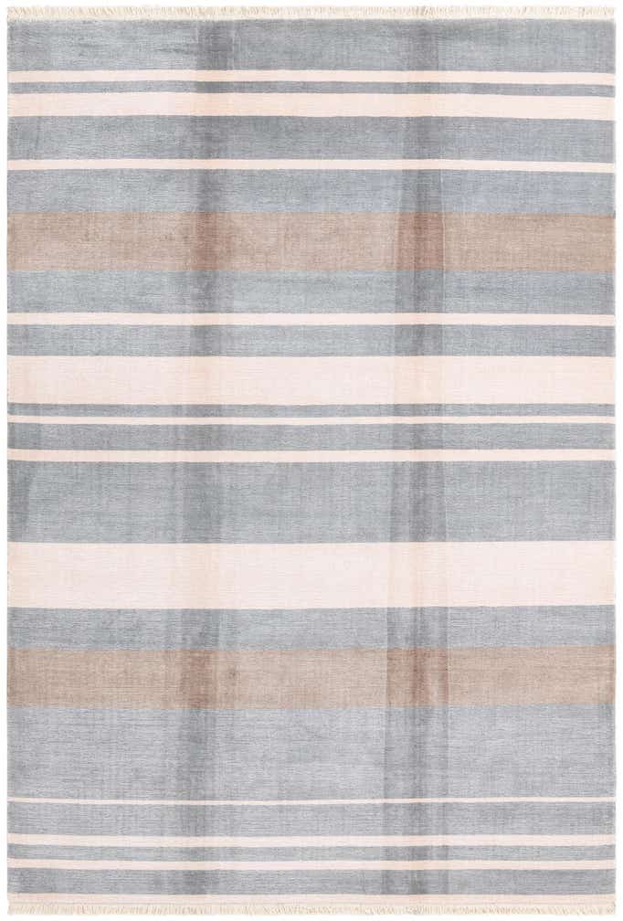 6' 8 x 9' 8 Hand Knotted Darya Wool Rug