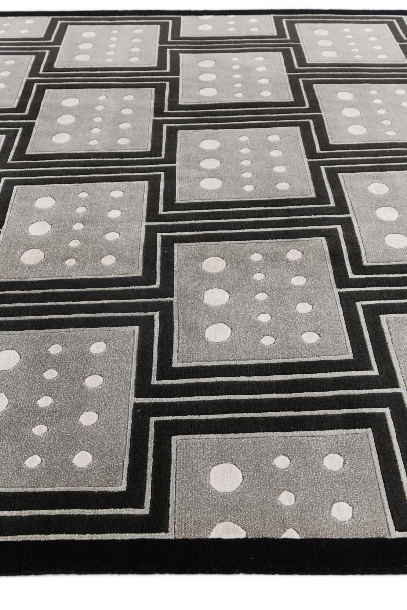 6' 6 x 9' 11 Hand Knotted Darya Wool Rug