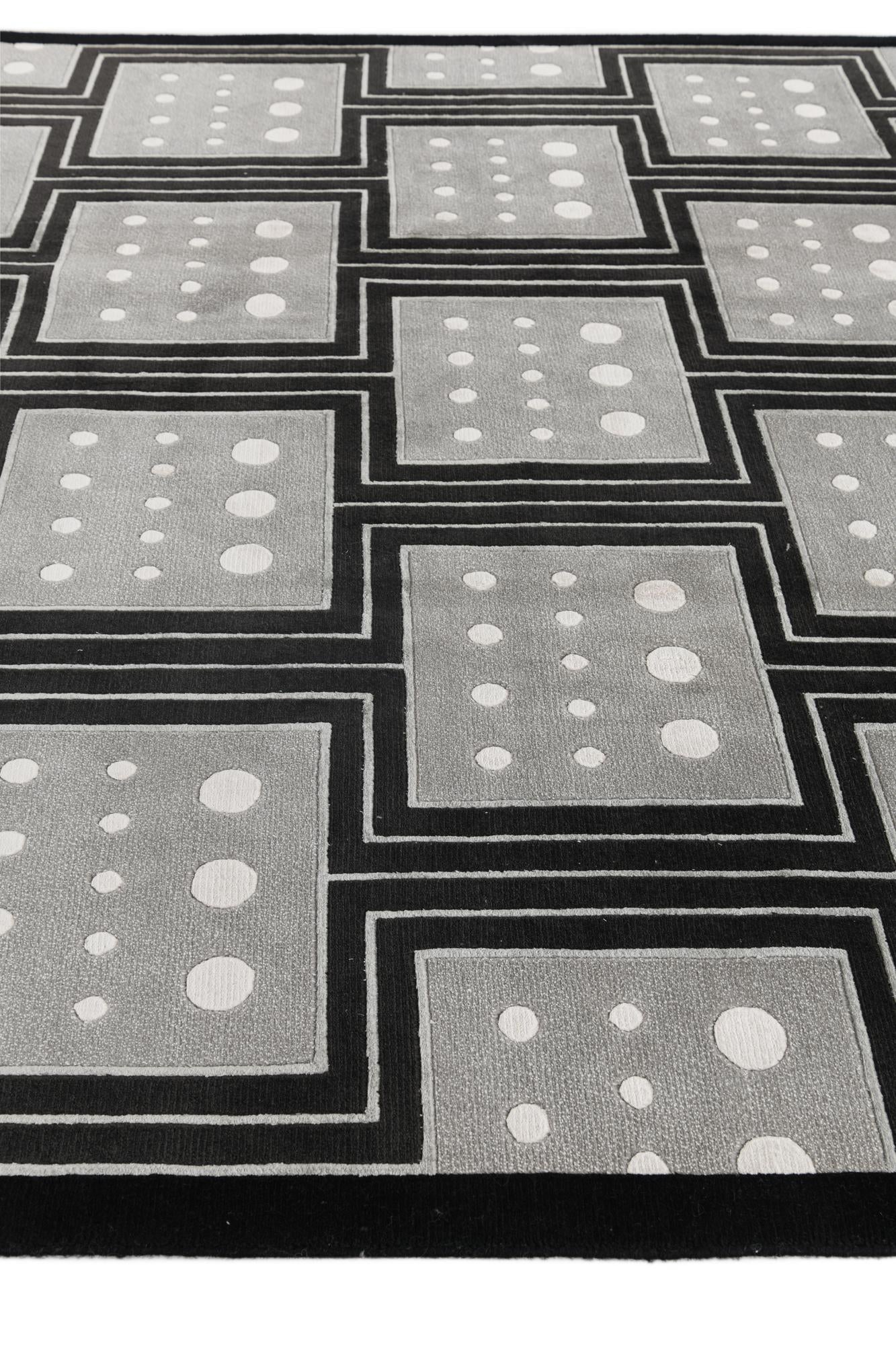 6' 6 x 9' 8 Hand Knotted Darya Wool Rug