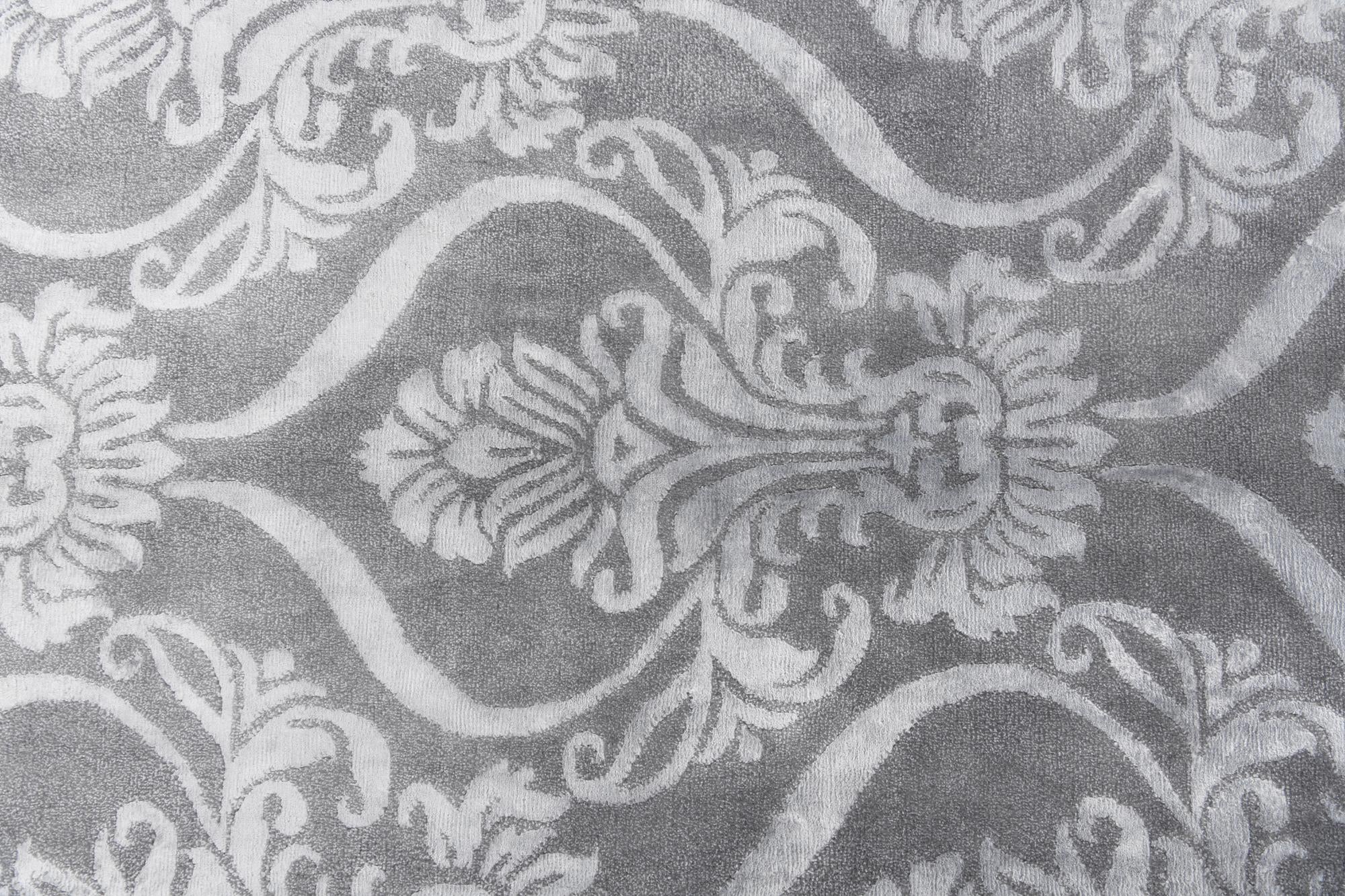 6' 8 x 9' 11 Hand Knotted Darya Wool Rug