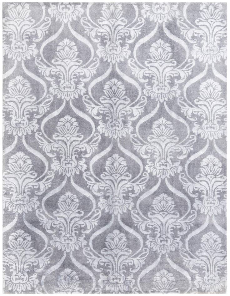 Detail image of 6' 8 x 9' 11 Hand Knotted Darya Wool Rug