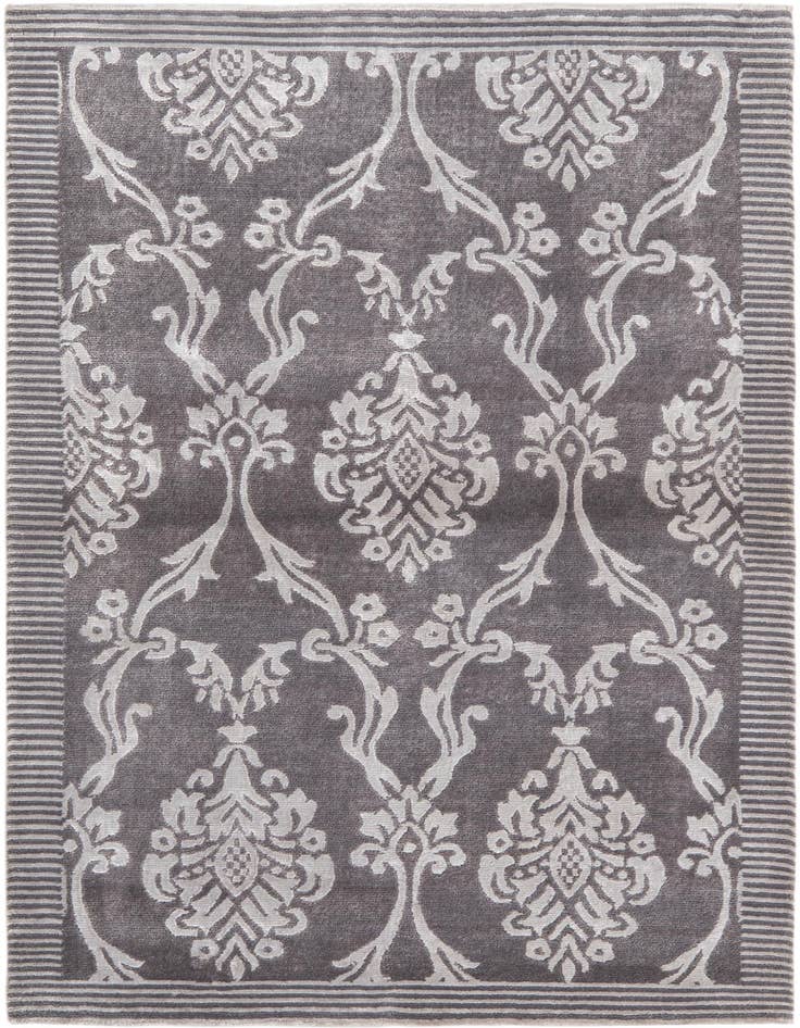 Detail image of 3' x 4' 11 Hand Knotted Darya Wool Rug