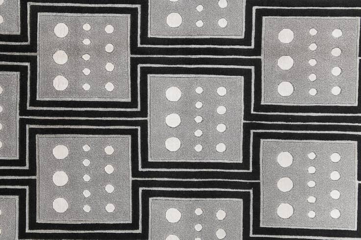 Detail image of 5' 7 x 7' 7 Hand Knotted Darya Wool Rug